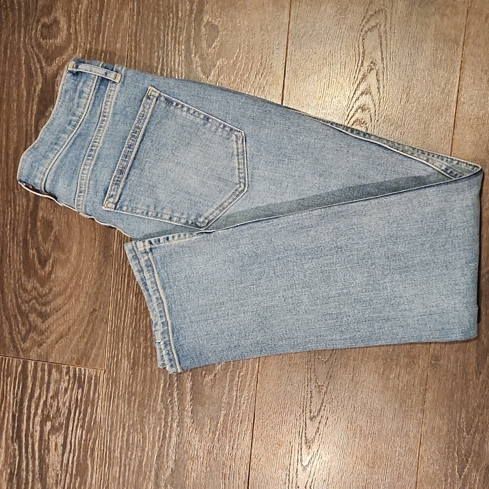 ❤️ GAP MID RISE VINTAGE SLIM JEANS, SPLIT HEM, 4 (27) - Picture 4 of 11